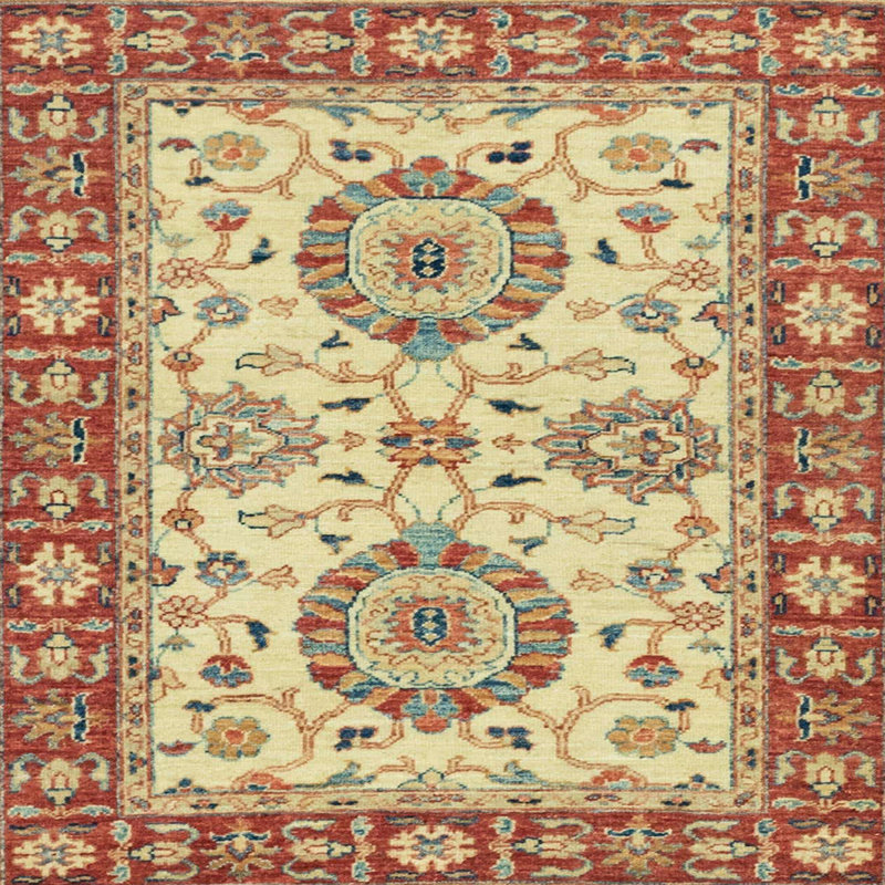 Abstract Indoor Rug, Rectangle 2' x 3'