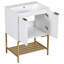 Ensemble de meuble-lavabo simple avec plateau en céramique Rikkia