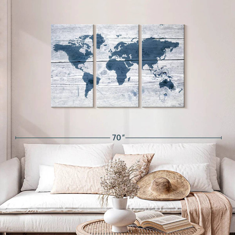  «Wooden World II, H 28 po x l 45 po