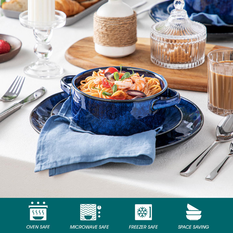 Starry Soup Bowls With Handles, 30 Oz French Onion Soup Bowls, Oven Safe Soup Bowls