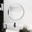 Grand miroir rond 24 po