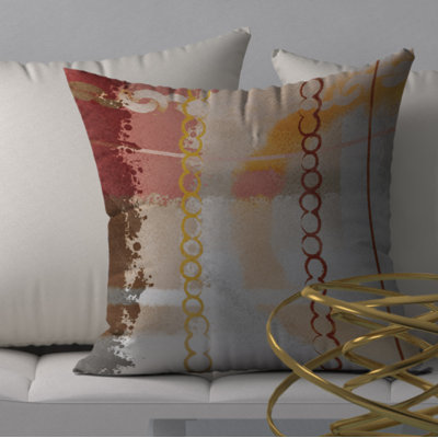 Abstract Throw Pillow
