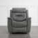 Puspha 37'' W Modern Vegan Leather Swivel Manual Recliner