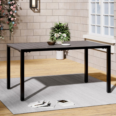 Aylesbury Rectangular 6 - Person 150Cm L Outdoor Dining Table