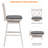 Dutil Swivel Counter Stool with Solid Wood Frame-740426463-740426456
