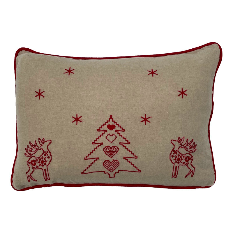 Broseley Reindeer Rectangular Lumbar Cushion