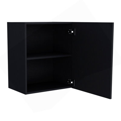 Wall Cabinet Dennard, Kitchen, Black