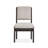 Trestle Dining Table With 4 Upholstered Side Chairs And Buffet-911935809