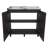 Utility Sink Cabinet, Burwood, Black, Width X 39.3