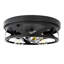 12,6 po Plafonnier encastré noir 3 lumières avec capuchon rotatif Farmhouse (paquet de 1)-1683830092-1683830091