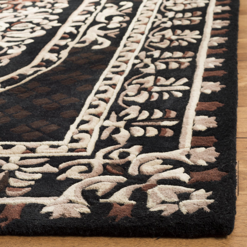 Lenora Naples Hand Tufted Wool Pile Oriental Rug, Runner 2'3" x 10'