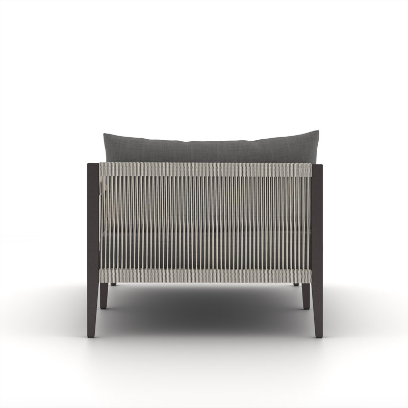 Sherwood Outdoor Chaise Lounge, Bronze, Faye Sand