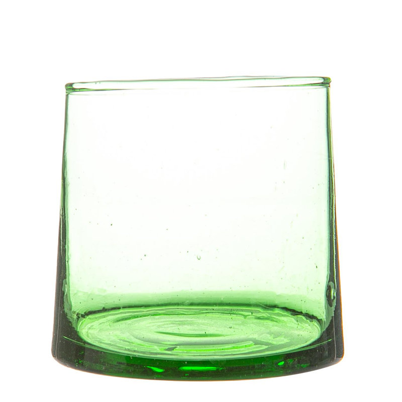 Merzouga Recycled Glass Tealight Candle Holder - By Nicola Spring, Green