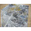 Tapis gris / bleu en laine noué à la main de conception unique 9 pi 1 po x 12 pi 1 po Mahruz