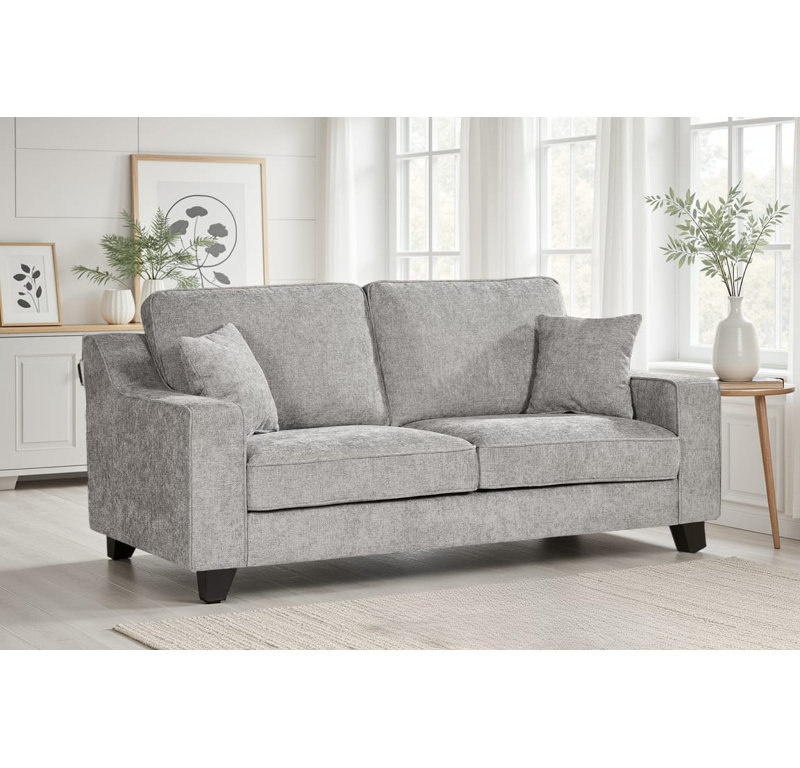 Housley 2 Seater Chenille Sofa, 2