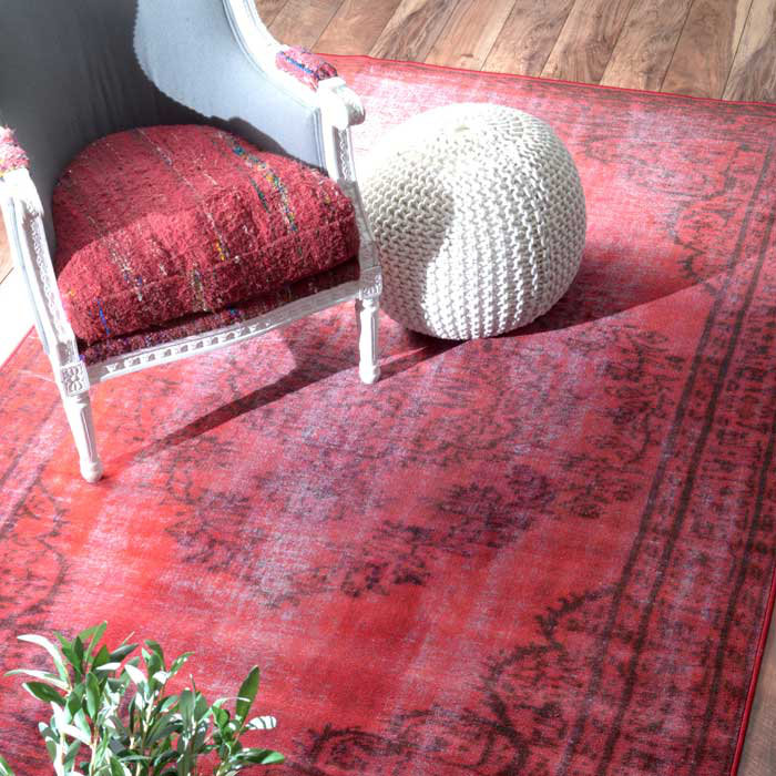 Tapis de style oriental rouge