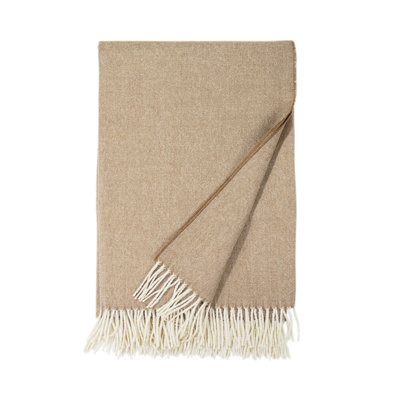 Madison Woven Baby Alpaca Throw Blanket