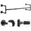 Amyah 322.58cm Wall Mounted Clothes Rack-789631718