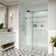 Opal Mirage MCOCOD 48" W x 76" H Double Smooth Sliding Frameless Shower Door with 3/8"(10mm) Clear Glass
