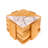 Square 6 Piece Coaster Set With Holder