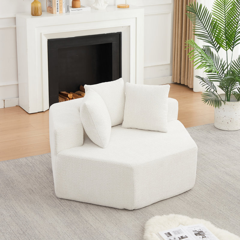 Chaises d'appoint modernes, 54 po Chenille