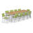 Travira 103" Long Tekwood Outdoor Dining Table-297320448