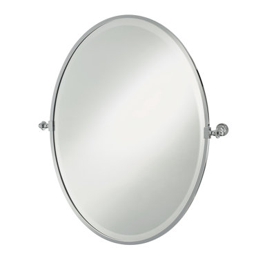Metal Beveled Wall Mirror