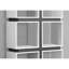 Bibliothèque, bibliothèque, étagère, 5 niveaux, H 71 po, bureau, chambre à coucher, stratifié gris et blanc, contemporain, moderne