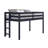 Johannes Solid Wood Twin Low Loft Bed with Ladder and Tent-1571014040