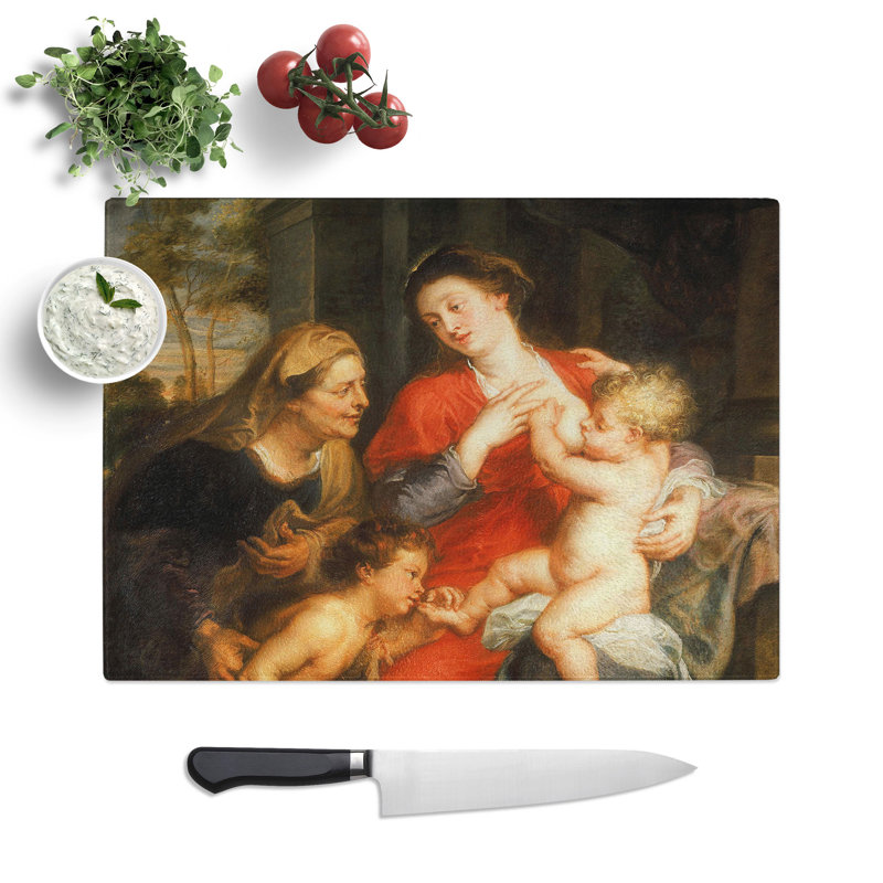 The Virgin and Child by Peter Paul Rubens Chopping Board, 0.4cm H x 28.5cm W x 39cm L