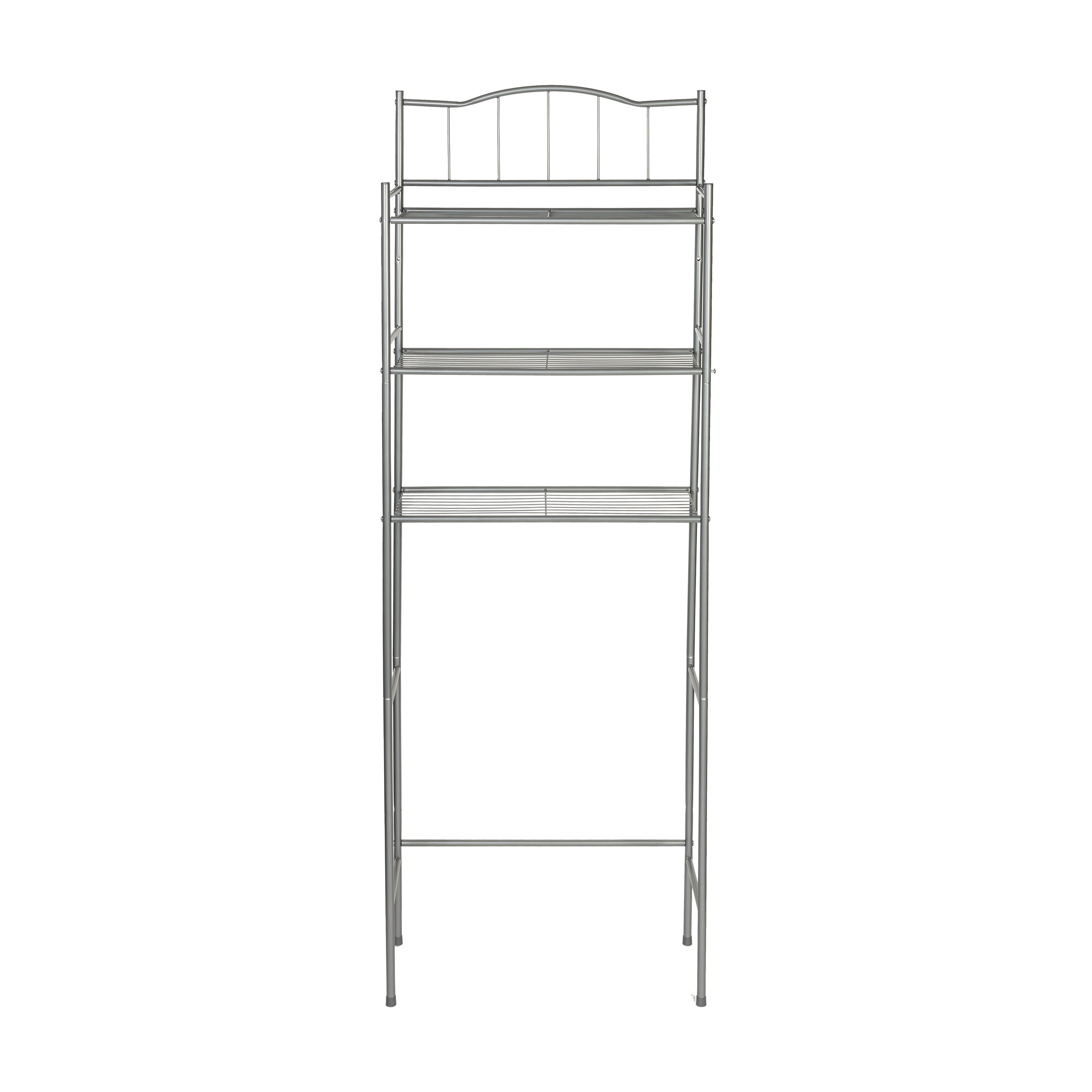 Aionna 3-Tier Over The Toilet Storage Rack Shelves Bathroom Organizer Shelf Space Saver Latitude Run