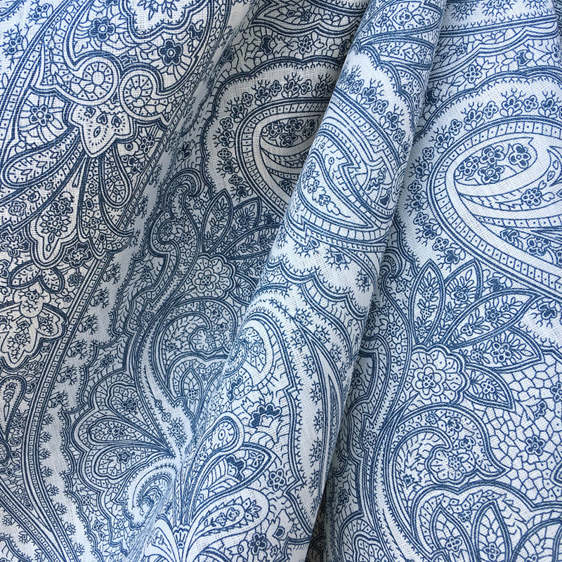 Paisley, Oyster Denim