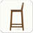 Set Of 2 Bar Stool Sturdy Durable Stylish Practical Versatile Functional Compact