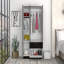 Armoire Primavera, armoires à deux portes, un tiroir
