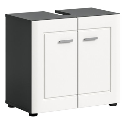 Tamar 60cm Single Bathroom Vanity Base Only in White