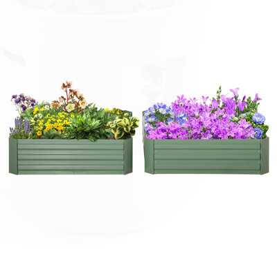 Versatile Metal Raised Garden Bed for Thriving Plants