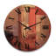 Horloge murale en bois massif Alysiana-715130743