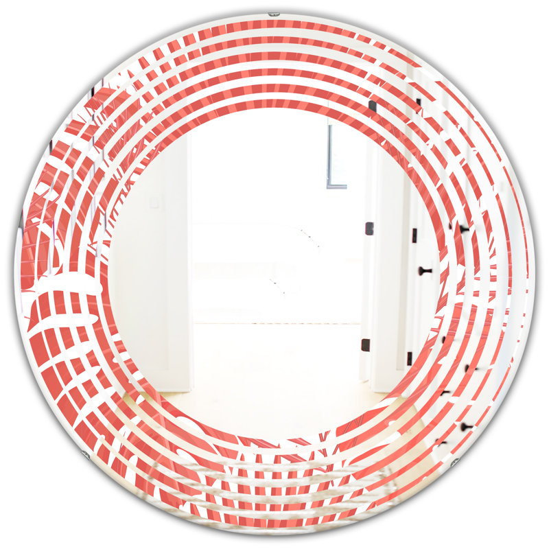 Miroir mural Wave, H 31,5 po x l po