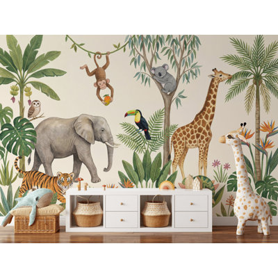Papier peint jungle tropicale