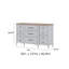 Petite commode pour adolescent - Ciment et sable