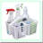 CompactCarry Utility Caddy - 3-Compartment Portable Storage Tote for Home & Dorm Organization, White