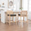 Ensemble de 2 tabourets de bar en bois massif Willbanks-3364375