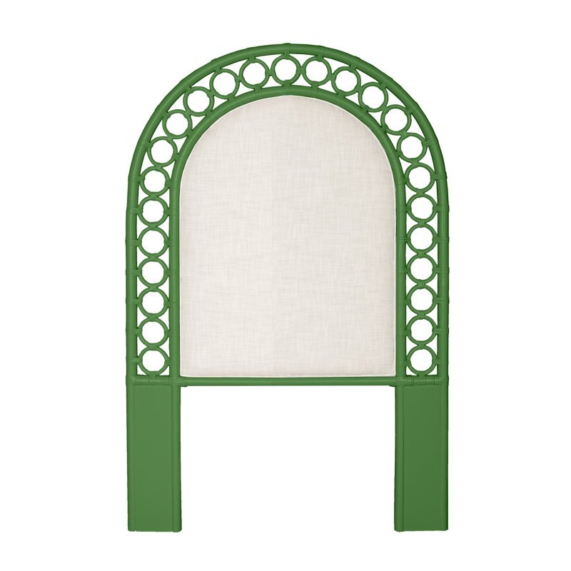 Tête de lit Solana, Lit simple, Vert vif
