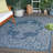 Courtyard Performance Oriental Indoor/Outdoor Area Rug-1338449154