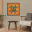 «Vibrant Geometric Symbols Abstract Contemporary Winter», reproduction d'art mural-655741400
