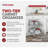 Rev-A-Shelf Pullout 2-Tier Basket Organizer for Kitchen or Vanity Cabinets -49404406-106871307