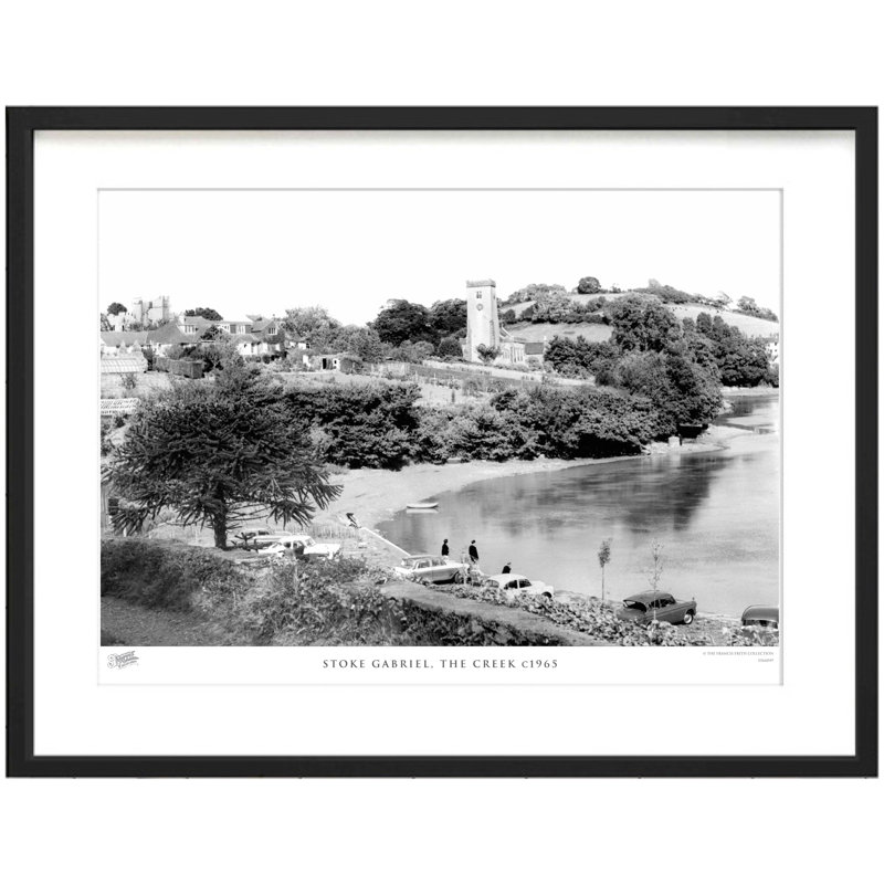 Stoke Gabriel, The Creek C1965 by Francis Frith - Single Picture Frame Print, 40cm H x 50cm W x 2.3cm D