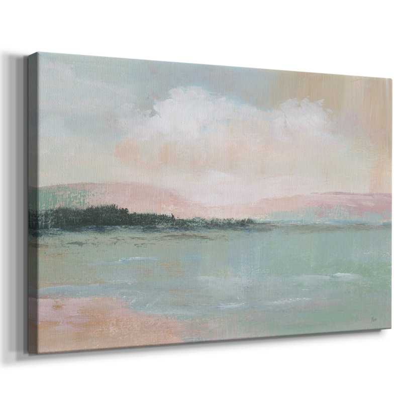 Lointain rivage - Cavas enveloppés de galerie, 8 x 12