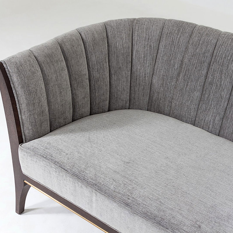 Channel Back Sofa-Silversmith, Silversmith