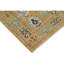 Hand Knotted Wool Area Rug in Gold